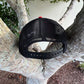 Orange Hat with Black Mesh