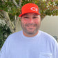 Orange Hat with Black Mesh